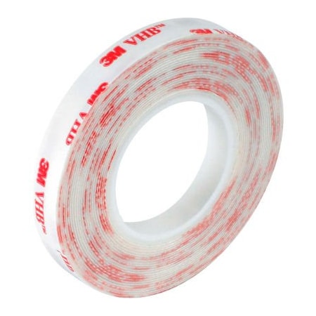 3M 3M 4920 Double Sided VHB Acrylic Foam Tape 1/2in x 5 Yds. 15 Mil White VHB492012R